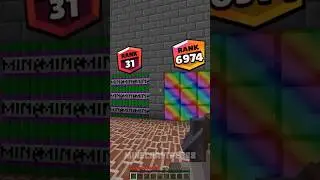 Mining Ore Rank 1 vs Ore Rank 6974: Ultimate Minecraft Challenge #shorts #meme #memes