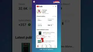 192 Views 🔥 Short Video Earning 🤑| Youtube Shorts Earning #shorts #thetechi