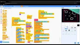 Scratch Tutorial: Asteroids / Score system + Smoke PART 11
