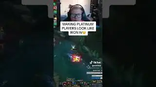 Making PLATINUM Players Look Like IRON IV  #leagueoflegends