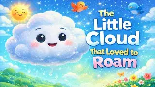 The Little Cloud That Loved to Roam☁️| 3D Animated Nursery Rhyme for Kids| Bedtime Story & Kids Song