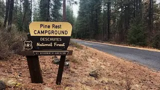 (4K UHD) ОБЗОР КАЖДОГО КЕМПИНГА @ Pine Rest Campground! | Река Метолий | Дешут, Национальный парк...