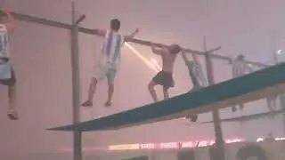 🔵⚪️ Recibimiento de locura 🔥 Racing vs Corinthians | Fiesta académica en el Cilindro