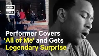 John Legend Surprises Street Performer