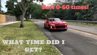 How to get the best 0-60 in a 2017 Camaro ZL1 Manual! (Launch control/ No-lift shift)