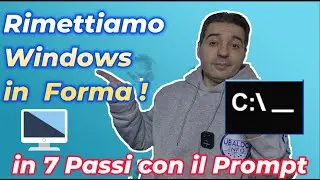 Ripariamo windows con questi comandi per il prompt su cmd