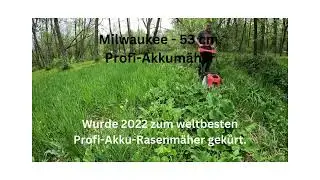 Milwaukee   M18 F2LM53-122 Profi Akku-Rasenm&auml;her mit 53 cm Schnittbreite