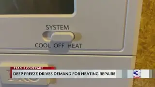 Freezing temperatures keeping heating repair companies busy