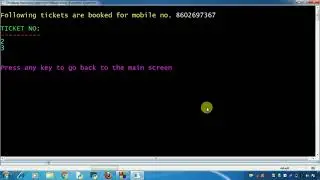 Railway Reservation System in C language with complete source code