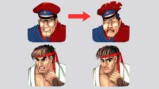 Street Fighter 2 all Defeat Pose