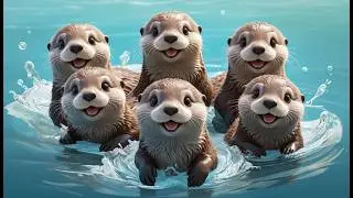 F&uuml;nf kleine Seeotter platschen platschen p | Lustige Meereslieder & Kinderlieder 2026