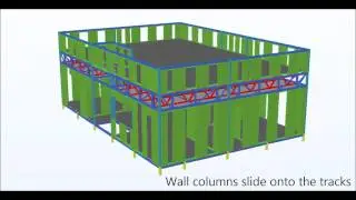 The Walltech ME Building Assembly in 3D
