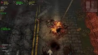 Dead Frontier AA-12 VS Flaming Giant Spider