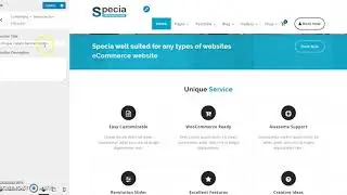How To Select Services In Specia Pro WordPress Themes
