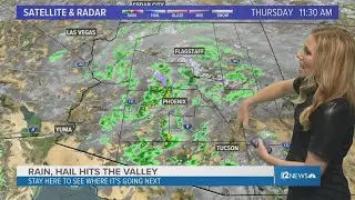 Live weather update with 12News meteorologist Lindsey Riley