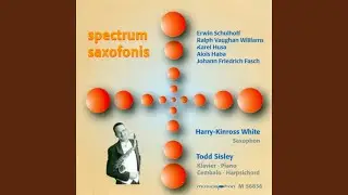 Saxophone Sonata: I. Largo