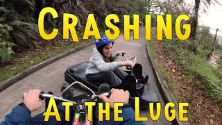 Caught on Camera - Accident while Luging - Rotorua Skyline
