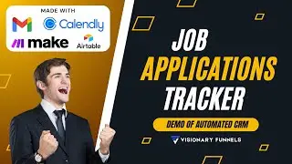 Automated Job Application Tracker | CRM for HR & Recruiters &ndash; Streamline Hiring! Airtable & Make.com