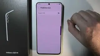 Samsung Galaxy S25 FE - How to Turn On Off Auto Text Correction