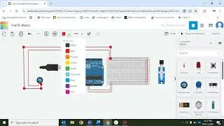 Servo motor control with analog input TinkerCAD simulation