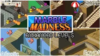 [Marble Madness] Enhanced Levels Gameplay (Nokia Old Game)