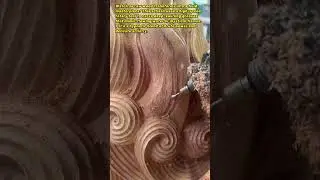 The Dance of the Bur: Sculpting Intricate Wooden Waves with Precision