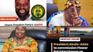 😂Vacant seats controversy,Ghana Freedom Party disqualified from the 2024 elections,Traffic wigs
