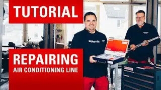 Repairing the air conditioning line made easy [mobile repair solution for leaks &ndash; RepAC]