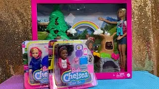Barbie Wilderness Guide Playset - Chelsea Boss Doll - Chelsea Pilot Doll - Toy Unboxing and Review