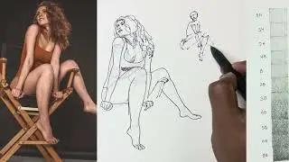 How to Draw Human Figure from a reference Image