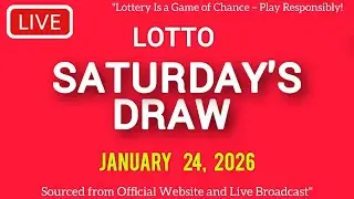The National Lottery Lotto Draw Live results from Saturday 24 Jan 2026 | tonight lotto