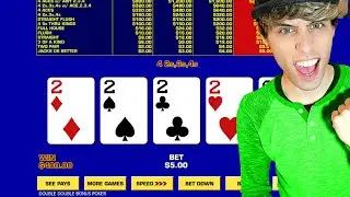 I Was Down Almost $500 Then a Miracle Happened on Video Poker!