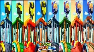 Talking Tom Hero Dash - Black Hero Tom Vs Blue Hero Tom - Saving All Charcter & Classic Running