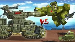 American Steel Monster vs Soviet Robo Monster. KV 44 Finds the Truth about The Incidents.