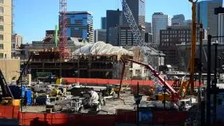 Union Station Construction Denver RTD Light Rail Project
