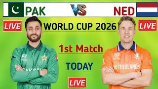 T20 world cup live match 2026 | Today match live Pak vs ned 2026 | Today match live | Pak vs ned t20