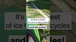 Don&rsquo;t blow grass on the roads it&rsquo;s dangerous! #motorcycle #bicycle #idiots #stupid #commonsense