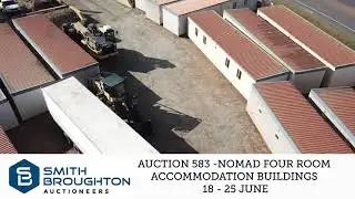 AUCTION 583 Nomad Four Room Accommodation Buildings - Totally Unreserved