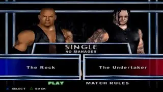 THE ROCK vs THE UNDERTAKER || WWE here comes! the pain || Single match