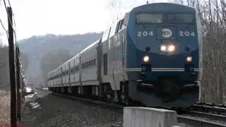Metro North Trains @ City Water (Harlem Line)