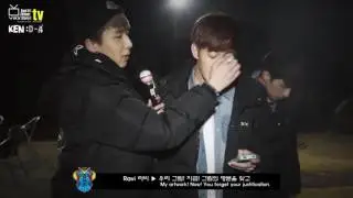 VIXX' RAVI WISHING HONGBIN'S TEARS UP #RABIN