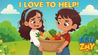 I Love to Help! 🤝 Abu & Zay | Being a Good Helper | Songs & Islamic Teachings for Kids ✨