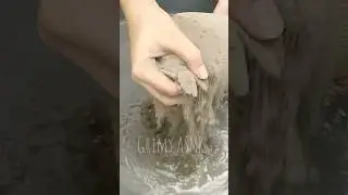 Silky Pure cement water crumbles #purecement#grimyasmr
