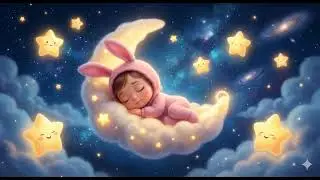 Dreamy Baby Sleep Animation 🌙 Soothing Night Sky & Cloud Cradle | Calm Bedtime Visuals