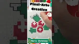 Pixel Art - Coquina Flower  #santaclaus #bell #pixelart #christmas #navidad #navidad2024