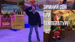 Снежный парк в Корее | Snow Park | покатались на коньках | Влог