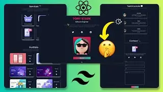 React JS Portfolio Website Using Tailwind CSS - Build & Deploy