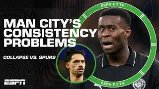 Craig Burley: Man City doesn't have DEFENSE & STABILITY 🗣️ REACTION to draw vs. Spurs | ESPN FC