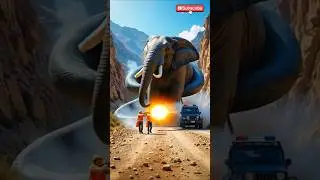 🐘 Elephant Rescue from Giant Python | Realistic 3D Cinematic Scene | Wildlife Rescue Mission