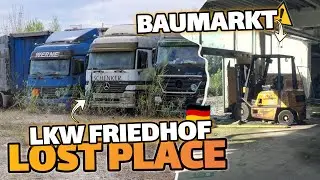 ZEITREISE durch BAUMARKT!🚛LKW-Friedhof & LOST Place Bauernhof mit TRAKTOR🏚️🇩🇪